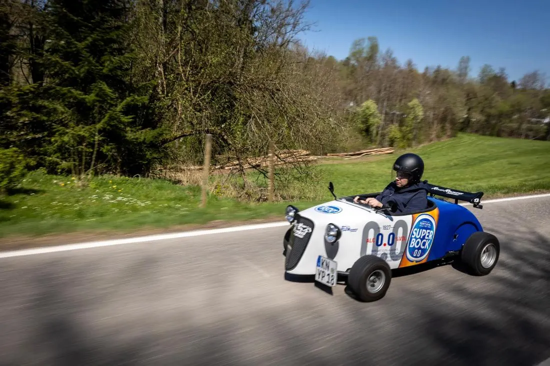 Hot Rod im Design von Super Bock auf Tour