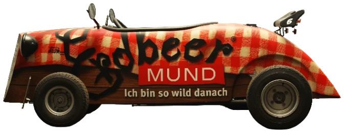 Hot Rod im Design von Erdbeermund