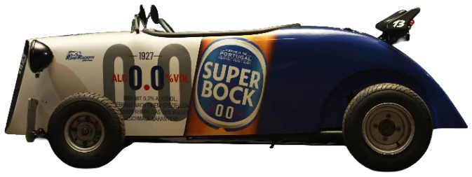 Hot Rod im Design von Super Bock